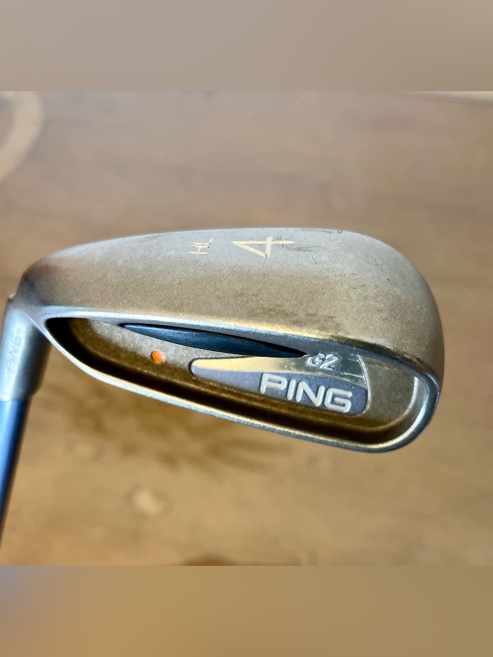 Ping G2 L HL 4-Iron LH Orange Dot - Ping TFC-100 Ladies Flex - ~37.5”
